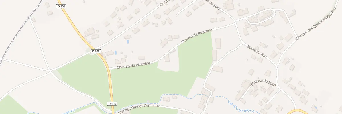 Plan du 215 Che de la Picardrie à Juscorps