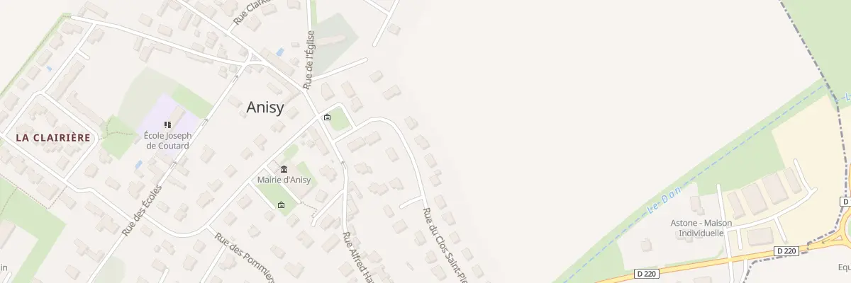 Plan du 13 Rue du Clos Saint-Pierre à Anisy