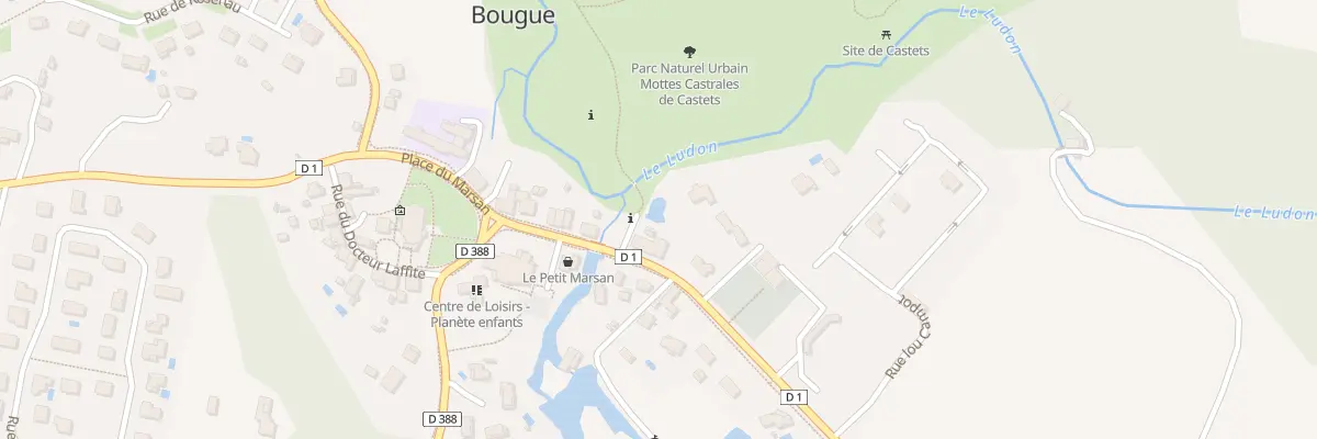 Plan du 23 Av de l’Armagnac à Bougue