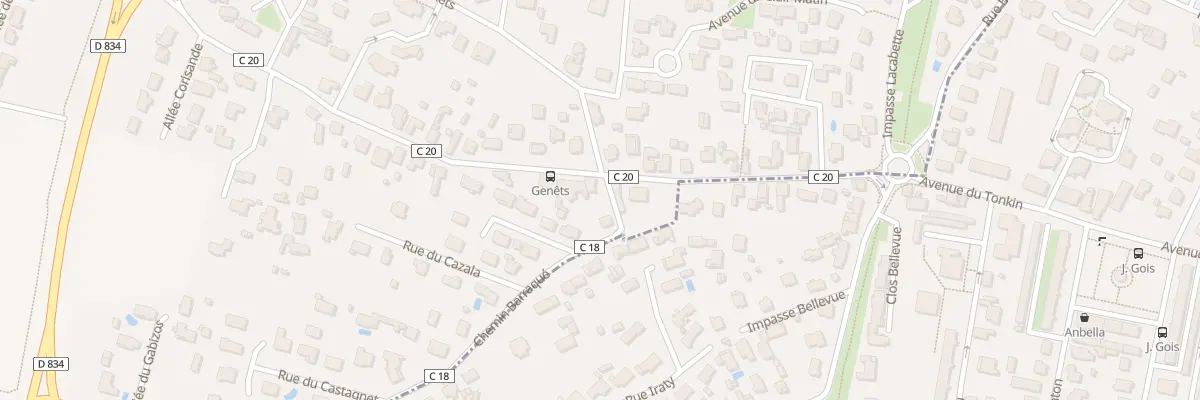 Plan du 49 Av du Tonkin à Lons