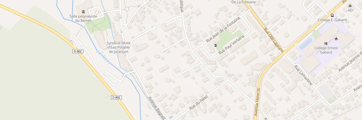 Plan du 21 Rue de la République à Jurançon