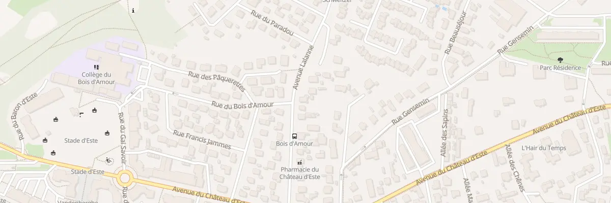 Plan du 26 Av Lalanne à Billère