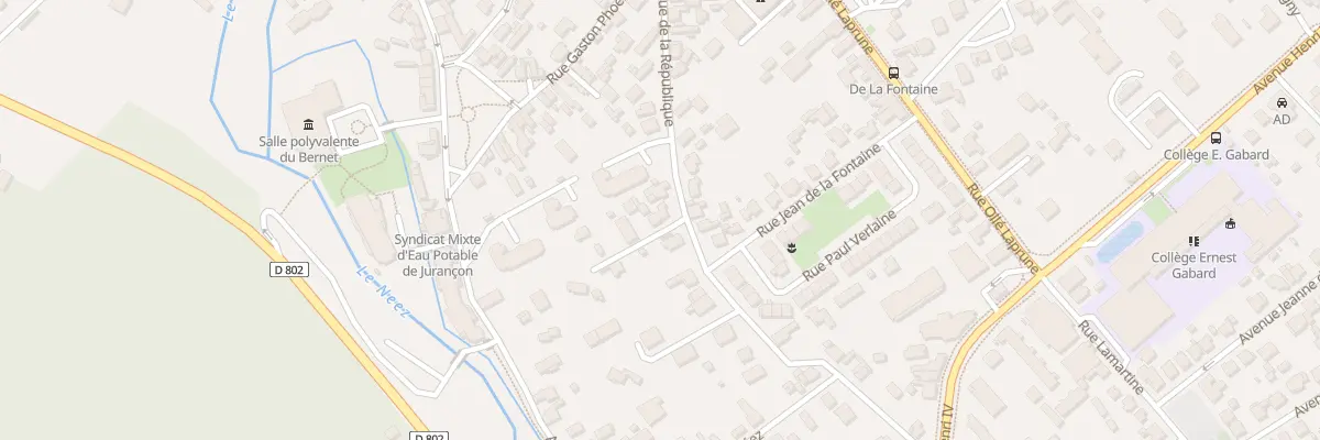 Plan du 35B Rue de la République à Jurançon