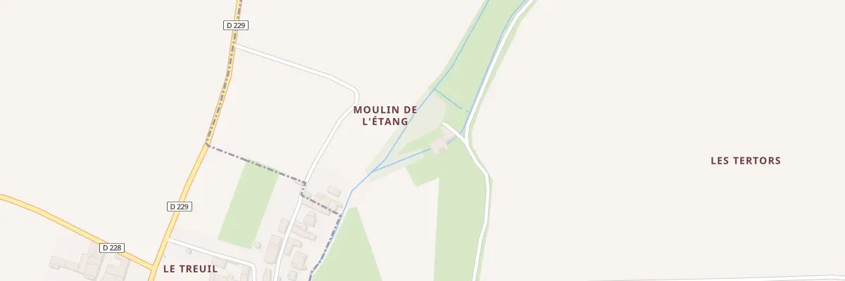 Plan du 3 Imp du Moulin à La Brousse