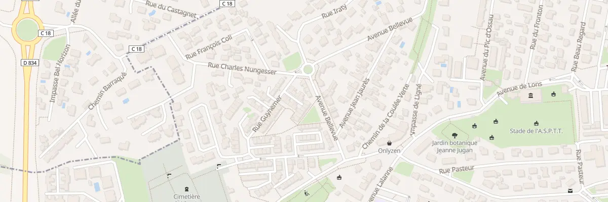Plan du 83 Rue Guynemer à Billère