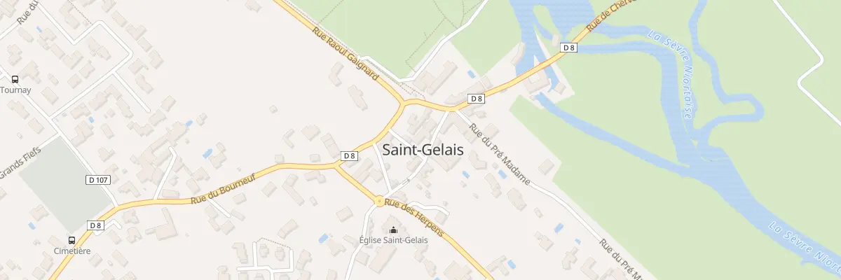 Plan du 79 Rue de la Cueille St Jacques à Saint-Gelais