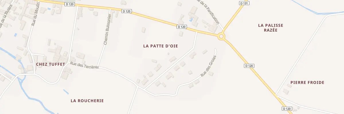 Plan du 6 Rue des Terrières à Migron