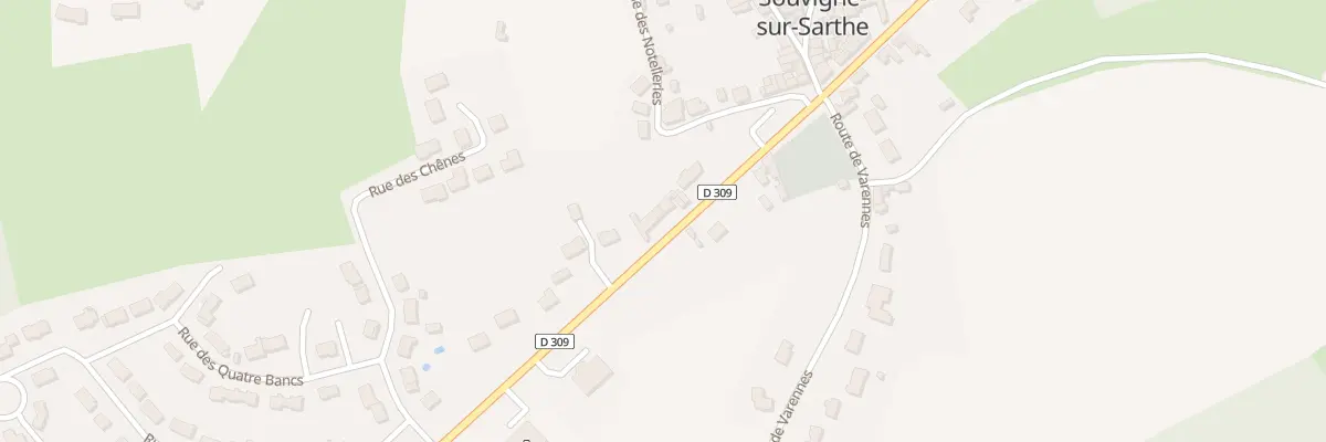 Plan du 14 Rte D Angers à Souvigné-sur-Sarthe