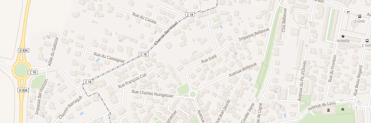 Plan du 17 Rue Iraty à Billère
