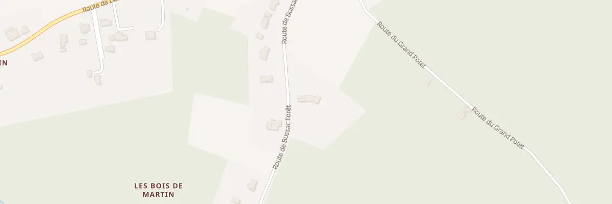 Plan du 7 Rte de Bussac Forêt à Corignac