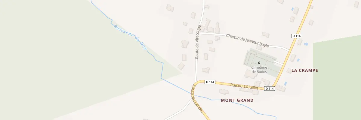 Plan du 15 Virecoupe à Budos