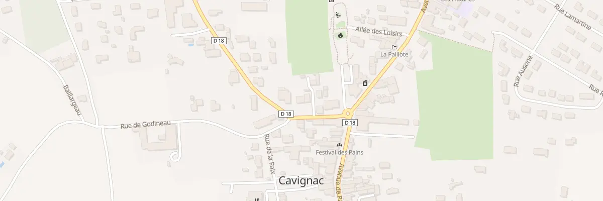 Plan du 66 Rue du Marlacca à Cavignac