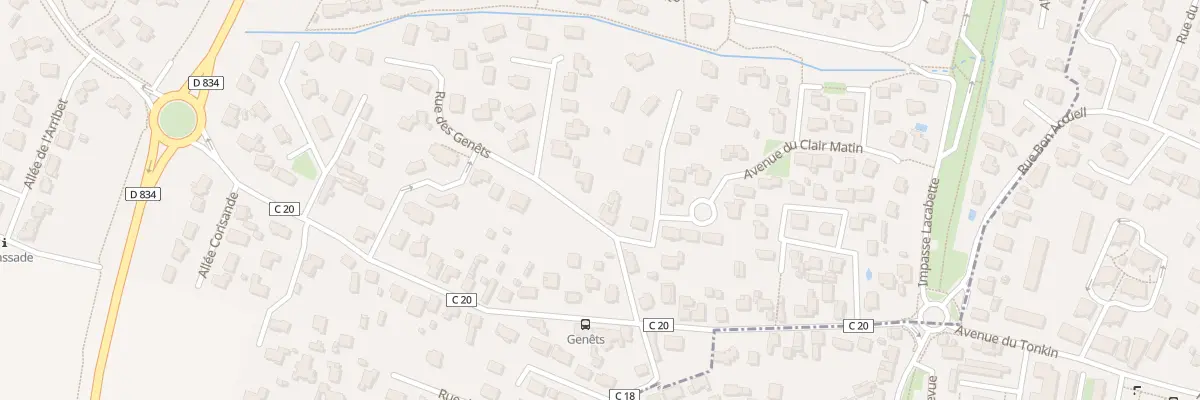 Plan du 10 Rue des Genets à Lons
