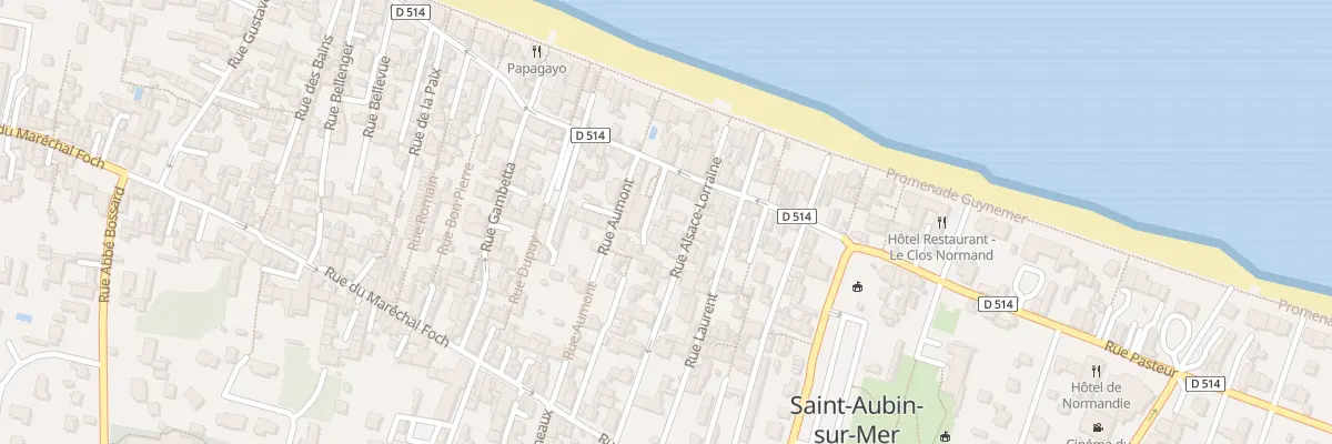 Plan du 19 Rue Alsace Lorraine à Saint-Aubin-sur-Mer