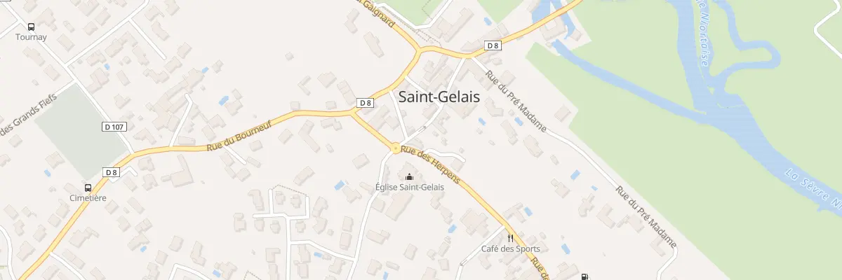 Plan du 85 Rue des Herpens à Saint-Gelais