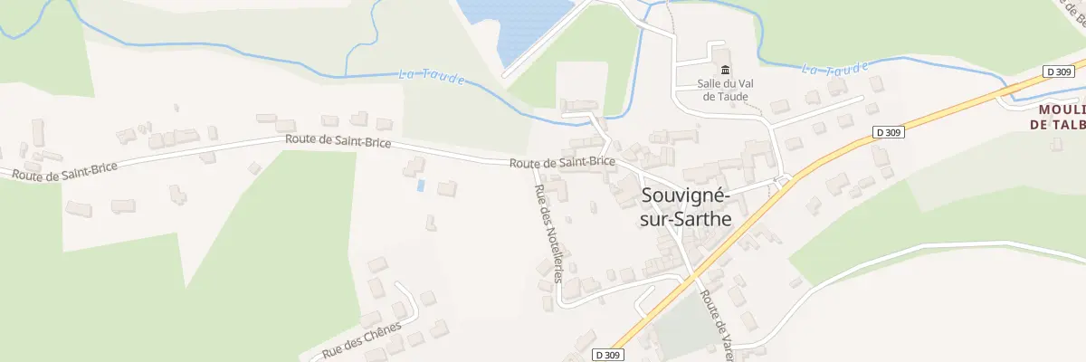 Plan du 19 Rue des Notelleries à Souvigné-sur-Sarthe