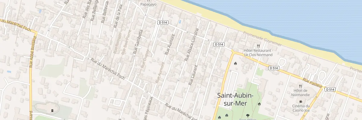 Plan du 9 Rue Alsace Lorraine à Saint-Aubin-sur-Mer