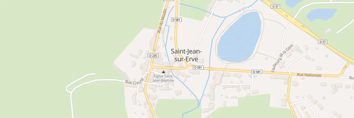 Plan du 10 Rue Nationale à Blandouet-Saint Jean