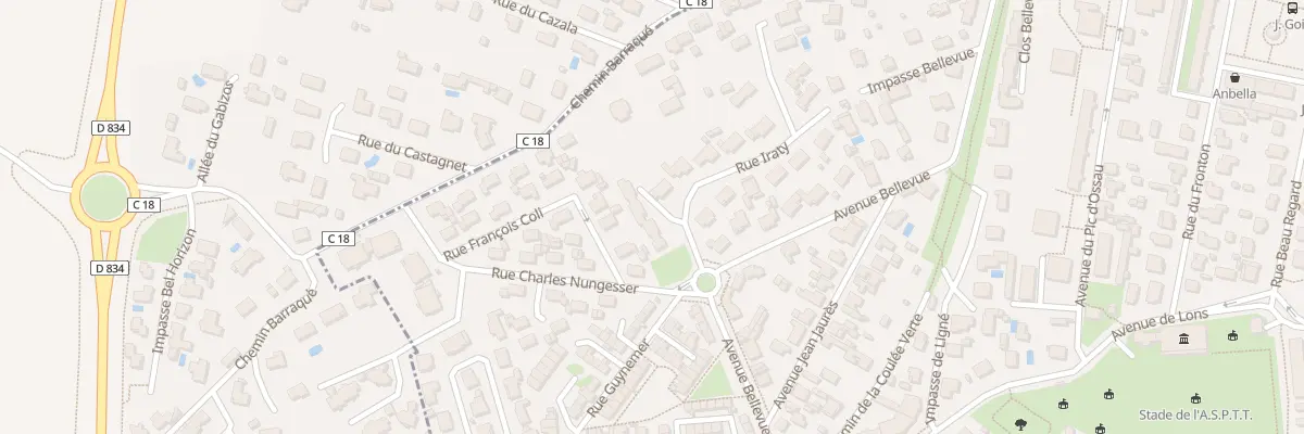 Plan du 5 Rue Iraty à Billère
