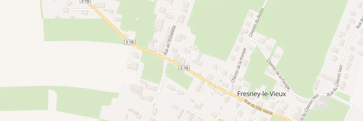 Plan du 42 Rue du Vingtieme Siecle à Fresney-le-Vieux