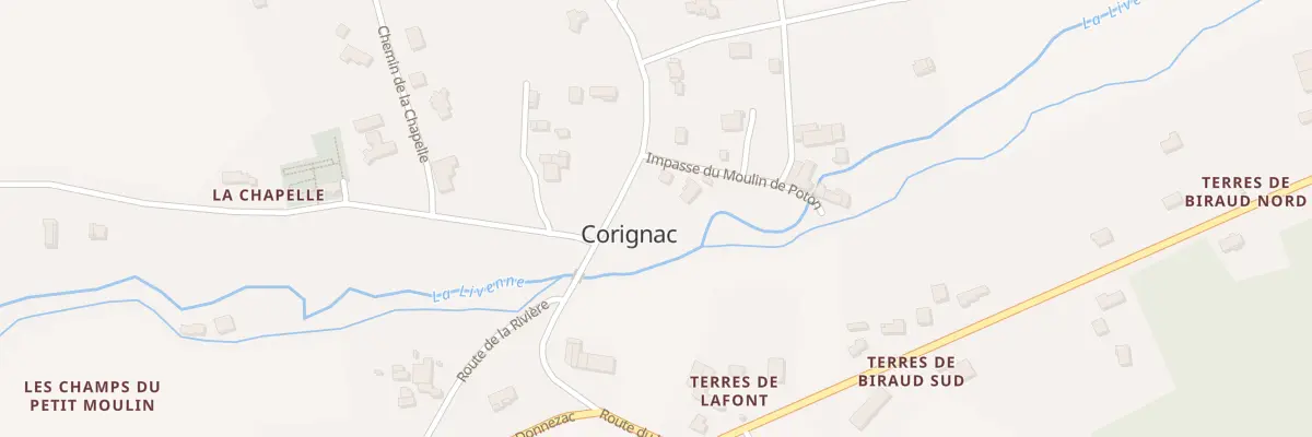 Plan du 2 Imp du Moulin de Poton à Corignac