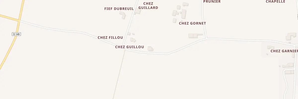 Plan du 2 Chez Fillou à Fontaines-d’Ozillac