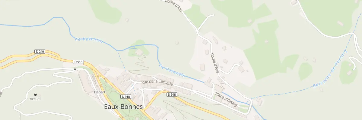 Plan du 7 Rte d’Aas à Eaux-Bonnes