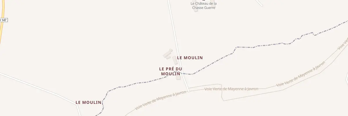 Plan du 1 La Chasse Guerre à Hardanges