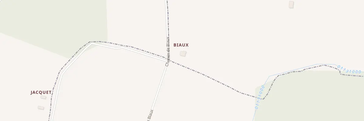 Plan du 534 Che de Biaux à Castandet