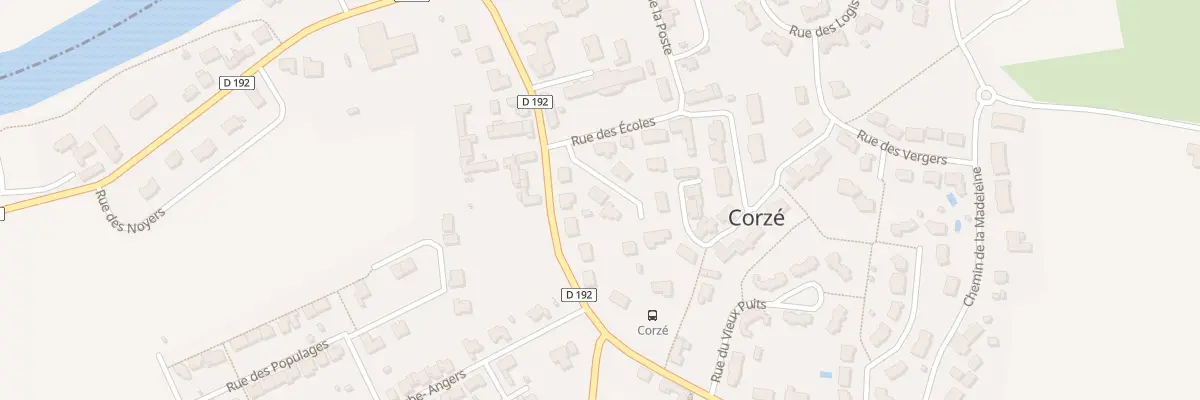 Plan du 1 Rue C V Girardeau à Corzé