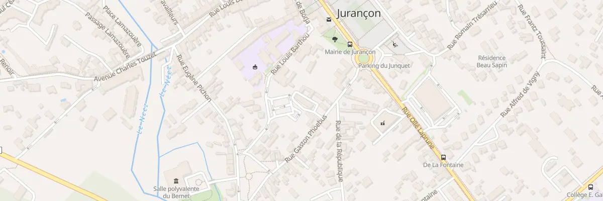 Plan du 4 Rue Gaston Phoebus à Jurançon