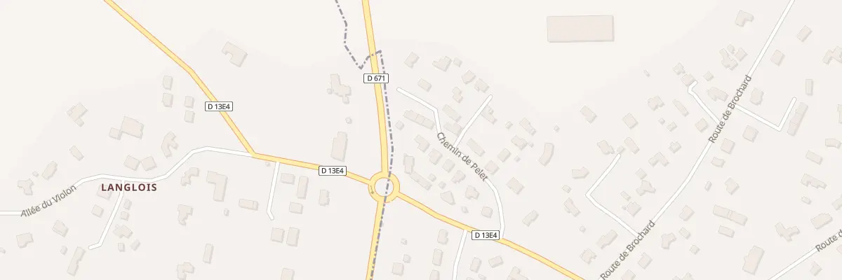 Plan du 8 Rte de Pelet à Loupes