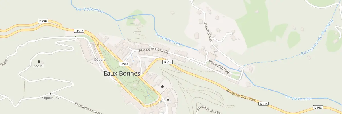 Plan du 22 Rue de la Cascade à Eaux-Bonnes