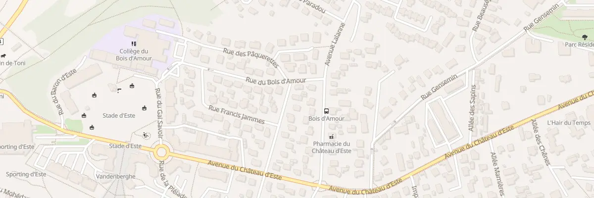 Plan du 3 Rue de Navarre à Billère