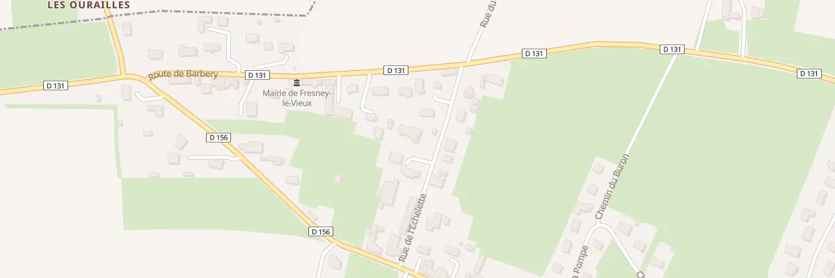 Plan du 16 Rue de l’Echelette à Fresney-le-Vieux
