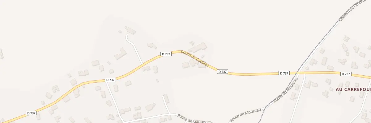 Plan du 725 Rte de Cadillac à Saint-Romain-la-Virvée