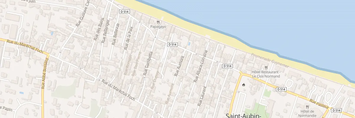 Plan du 9 Rue Aumont à Saint-Aubin-sur-Mer