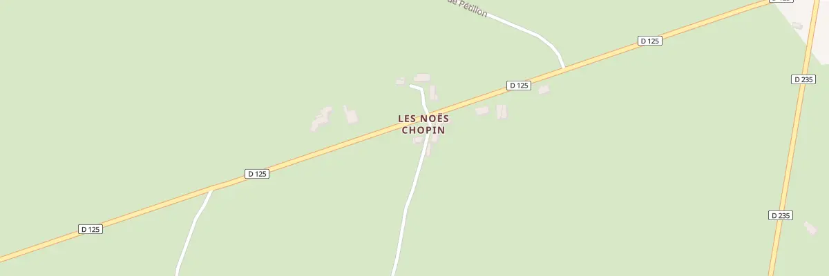 Plan du 30 Che des Noës Chopin à Sainte-Suzanne-et-Chammes