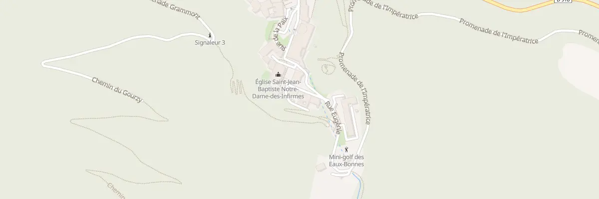 Plan du 6 Rue Eugénie à Eaux-Bonnes