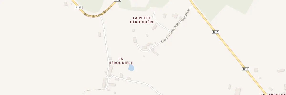 Plan du 228 Che de la Petite Héroudière à Sainte-Honorine-la-Guillaume