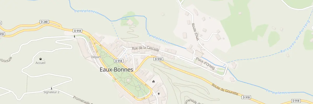 Plan du 18 Rue de la Cascade à Eaux-Bonnes