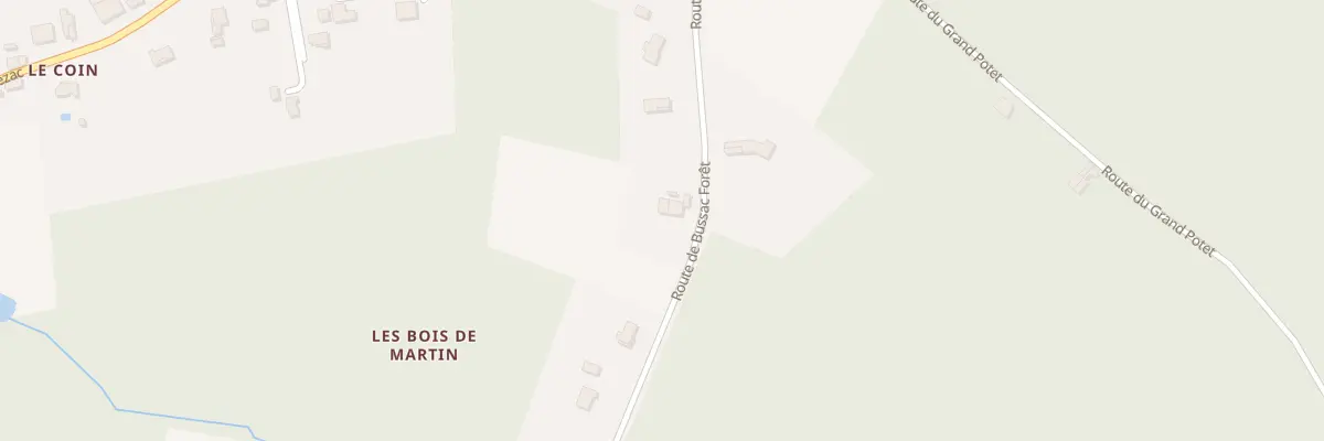 Plan du 8 Rte de Bussac Forêt à Corignac