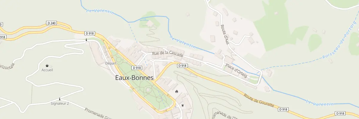 Plan du 18 Rue de la Cascade à Eaux-Bonnes
