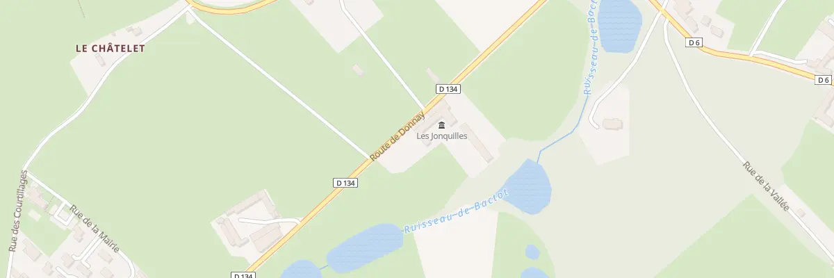 Plan du 5 Rte de Donnay à Meslay
