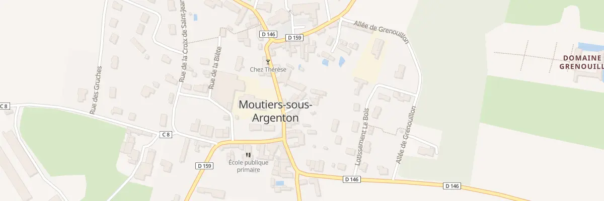 Plan du 8 Imp de la Chapelle Moutiers à Argentonnay