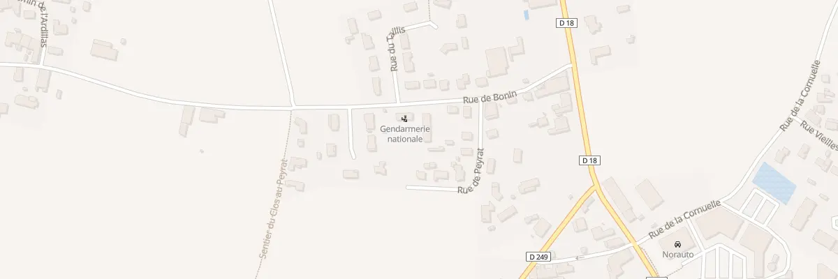 Plan du 179 Rue de Bonin à Cavignac