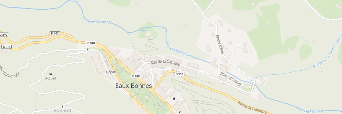 Plan du 7 Rue de la Cascade à Eaux-Bonnes