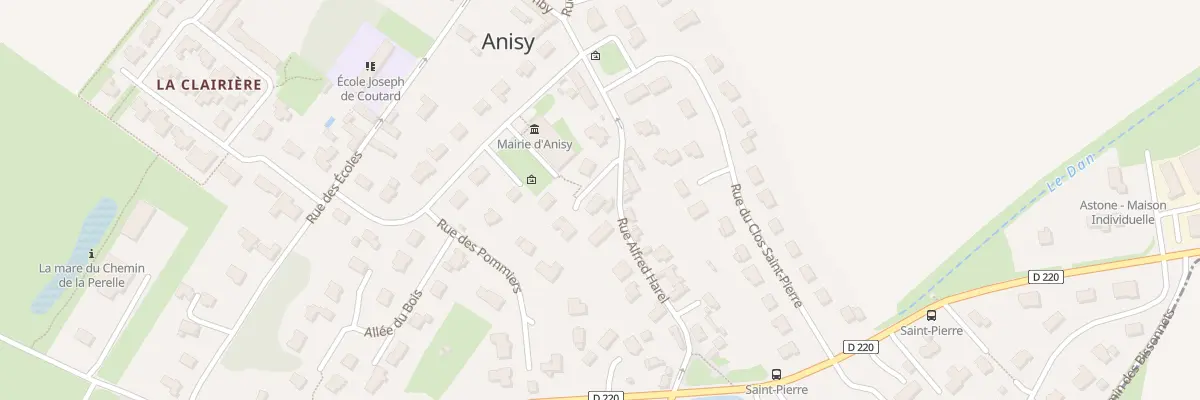 Plan du 1 Imp Alfred Harel à Anisy