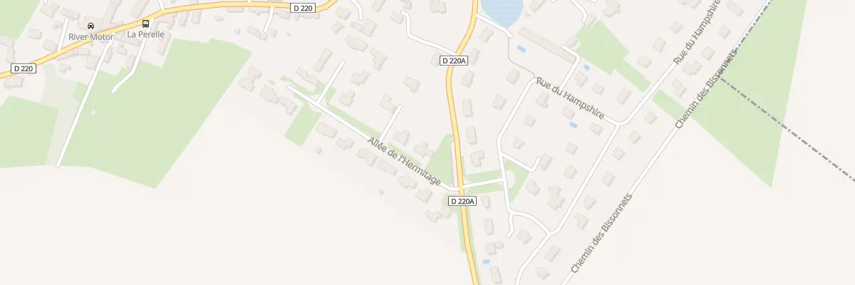 Plan du 2 All de l’Hermitage à Anisy