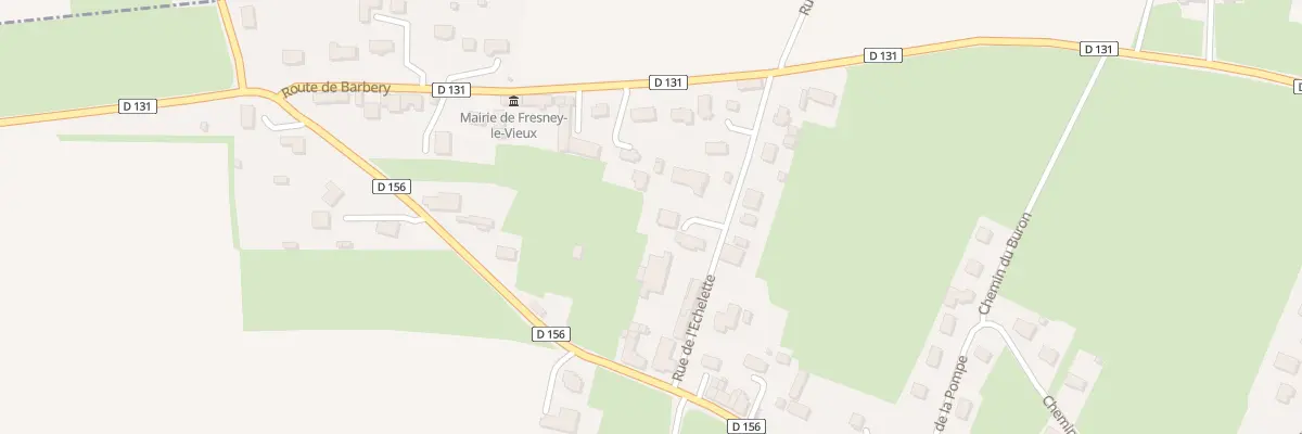 Plan du 14 Rue de l’Echelette à Fresney-le-Vieux